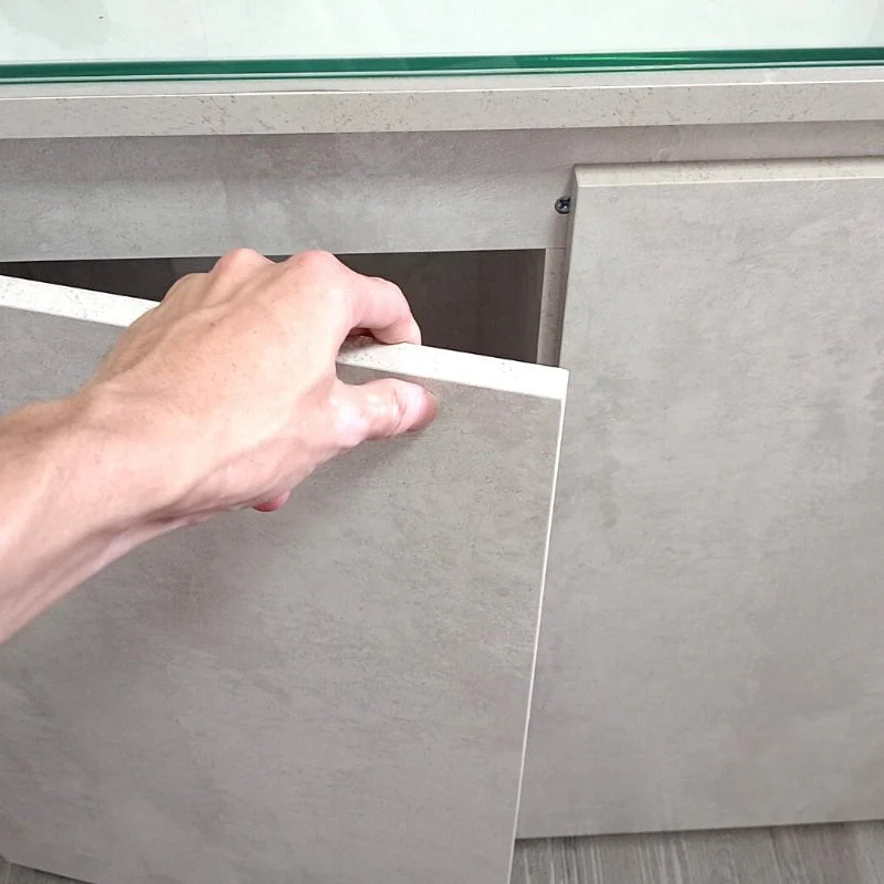 ANS Classic Cabinet (White Wood - Grained Texture) For Aquarium Tanks - Image 7