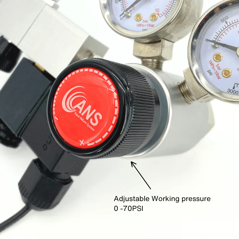 ANS PRO II CO2 Regulator Advance (Dual Stage with Solenoid) - Image 6