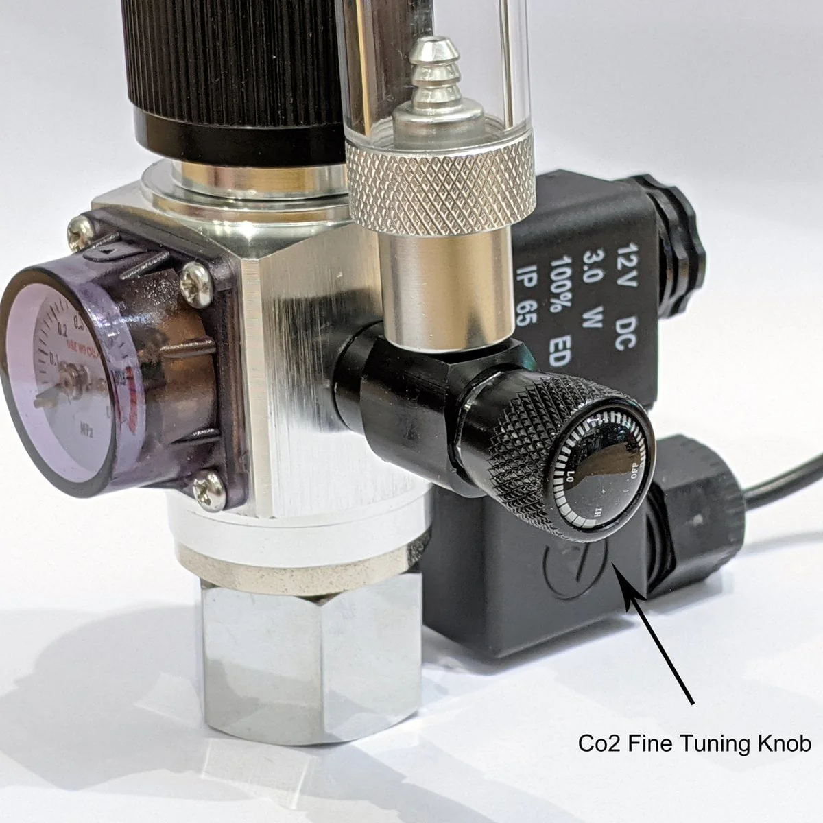 ANS PRO II CO2 Regulator Compact (Dual Stage with Solenoid) - Image 2