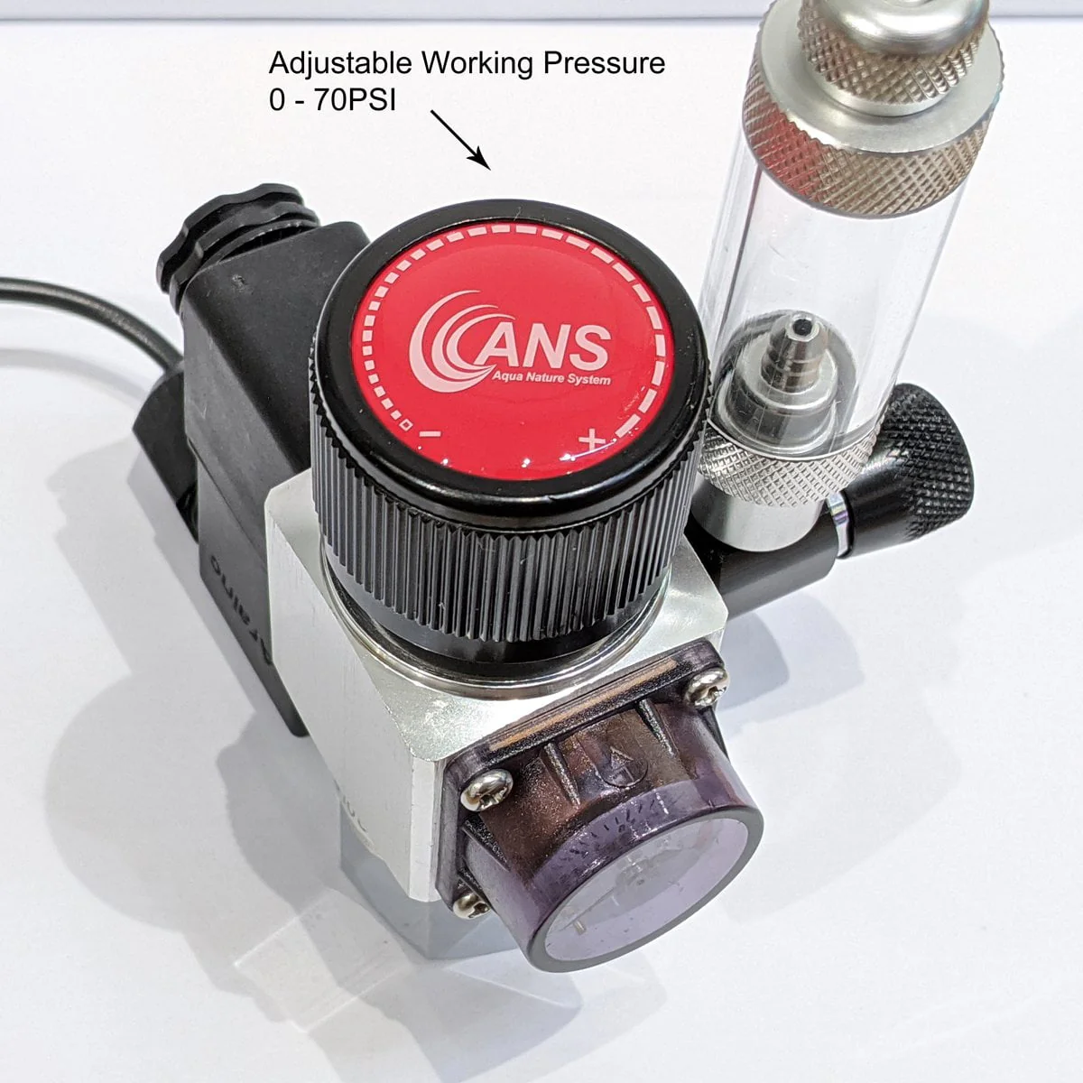 ANS PRO II CO2 Regulator Compact (Dual Stage with Solenoid) - Image 3