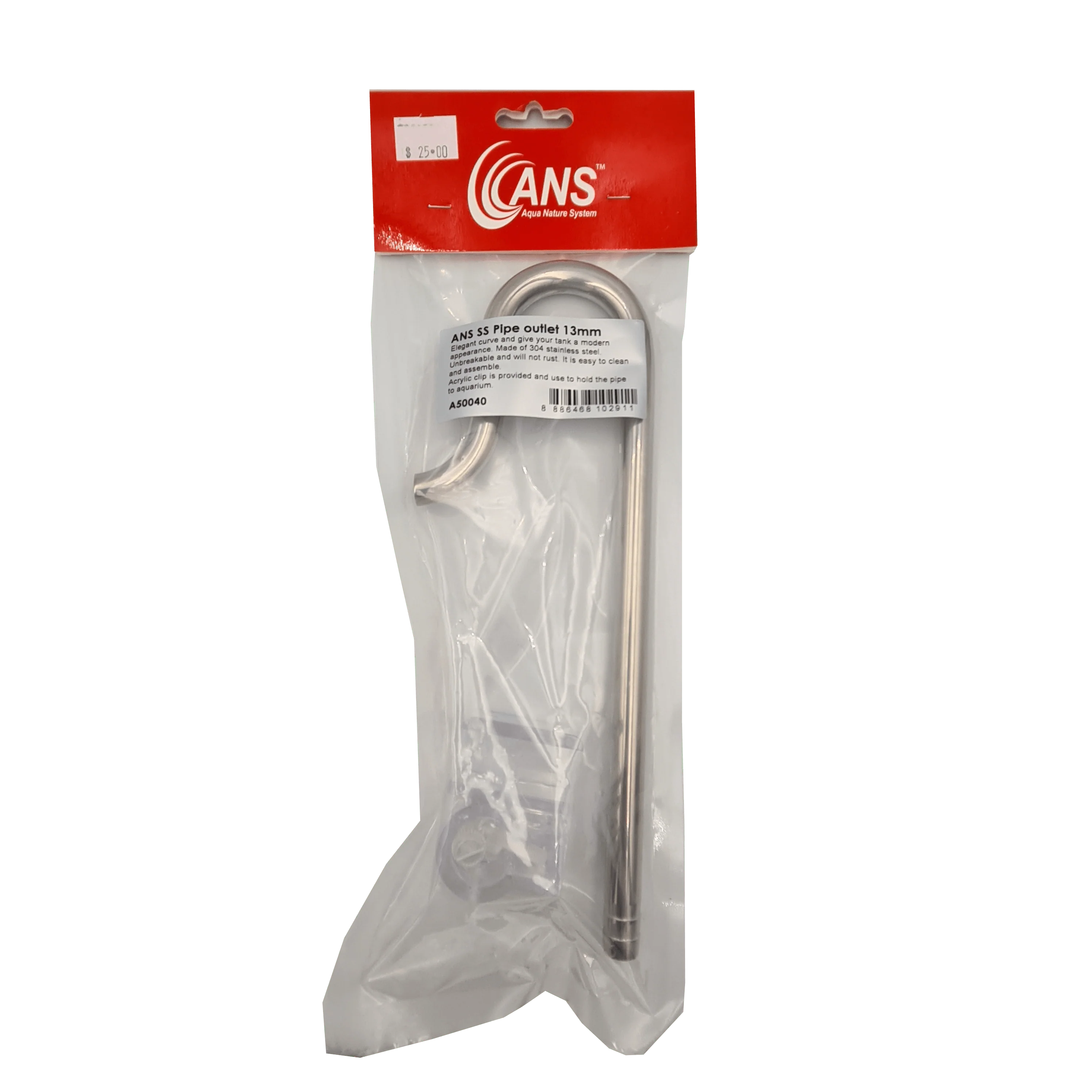 ANS SS Pipe outlet 13mm - Image 2