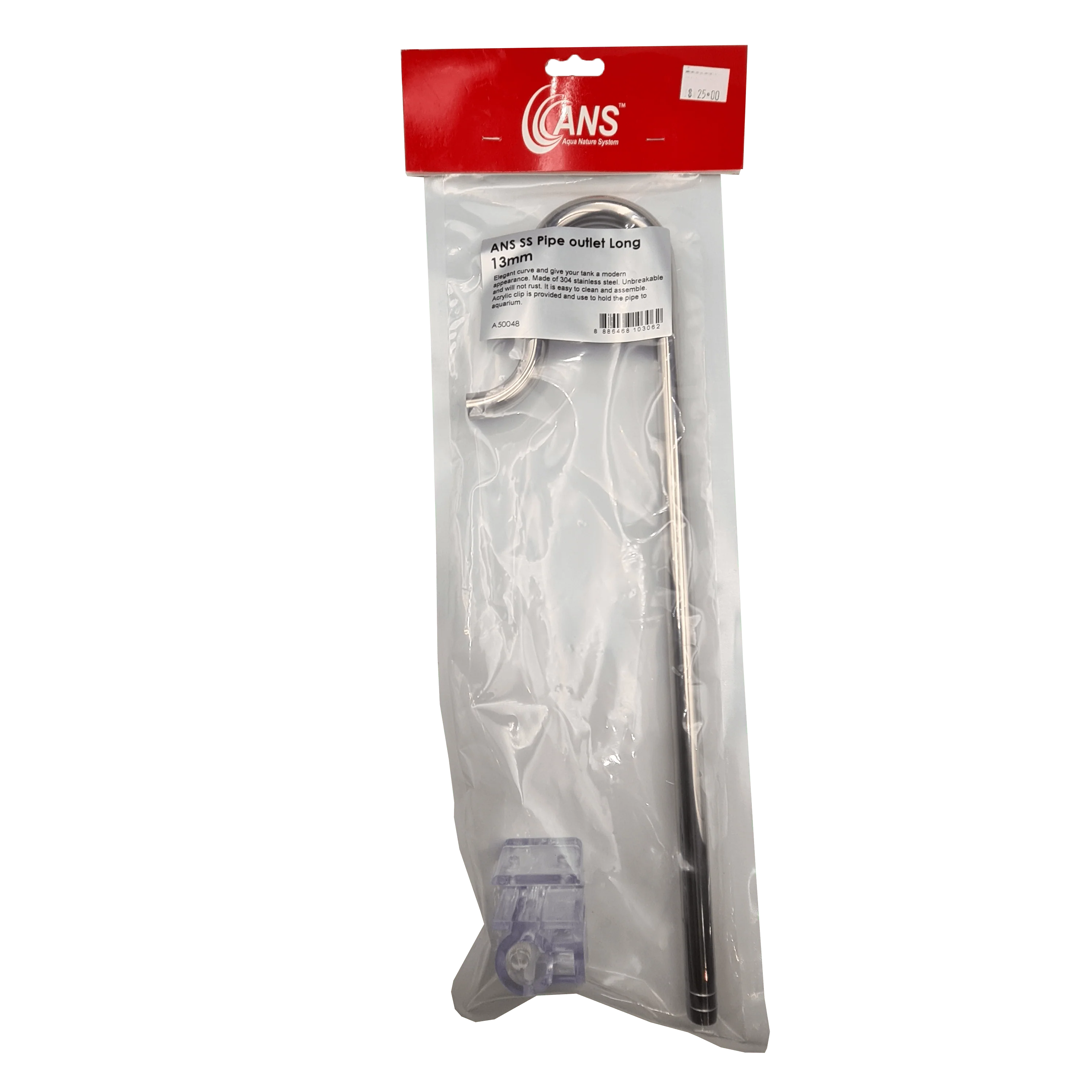 ANS SS Pipe outlet Long 13mm - Image 2