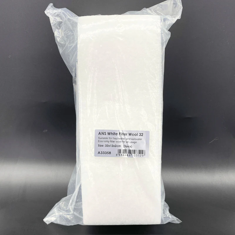 ANS White Filter Wool 32 (32x12x2cm /5pcs pack)