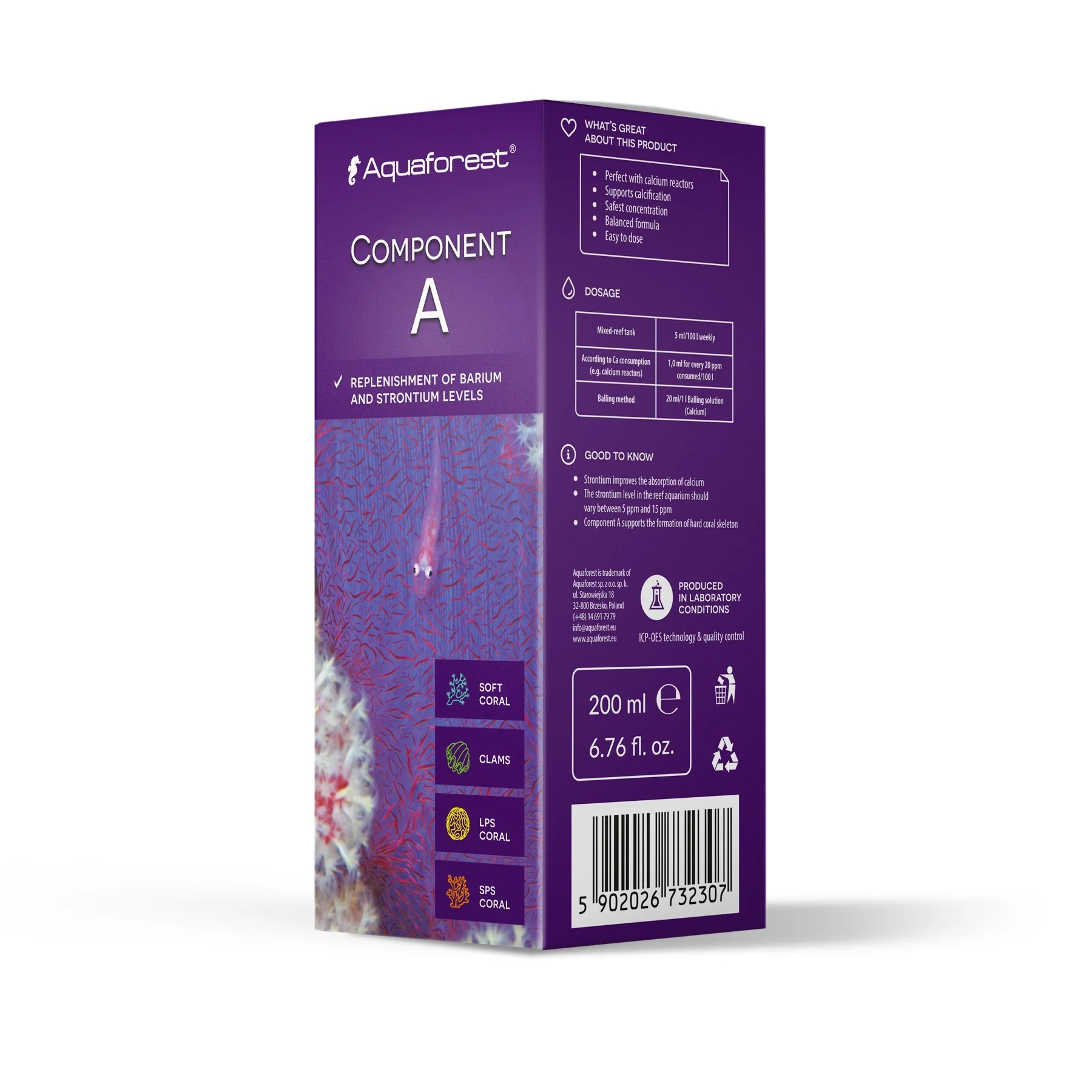 Aquaforest Component  A (200/250/2000ml) - Image 2