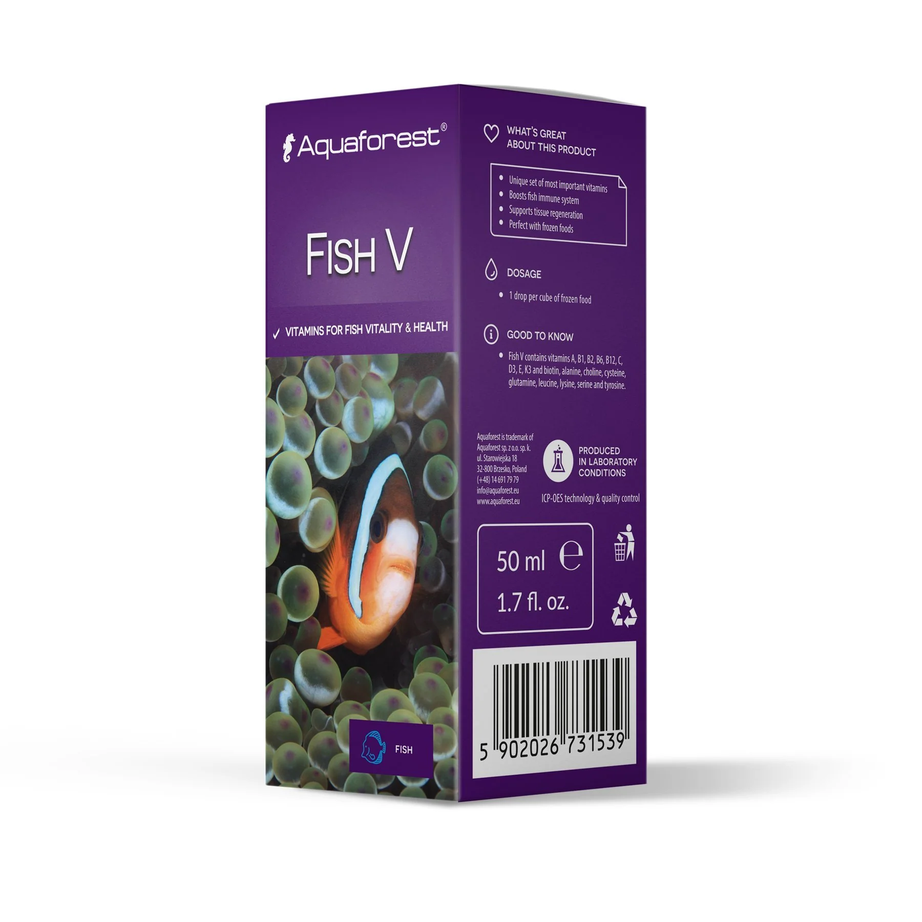 Aquaforest Fish V Multivitamins 10/50ml - Image 3