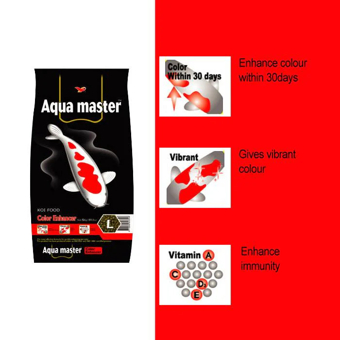 AquaMaster Koi Colour Enhancer (1kg/5kg) with natto probiotics - Image 6