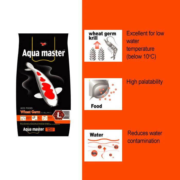 AquaMaster Koi Wheat Germ (1kg/5kg) with natto probiotics - Image 6