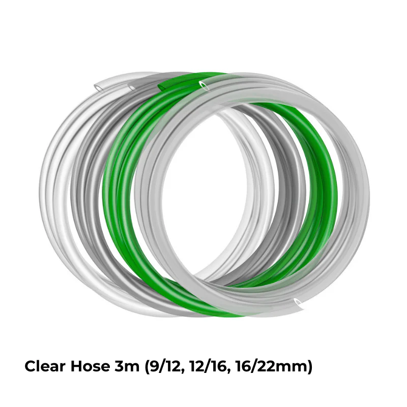 AQUAPRO Clear Hose 3m (9/12, 12/16, 16/22mm)