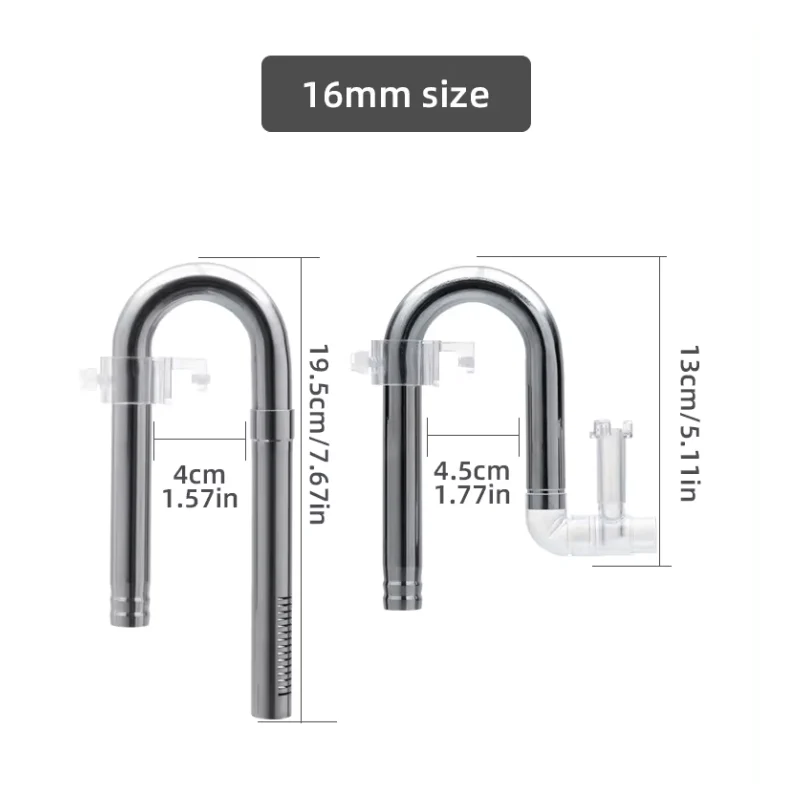 AQUAPRO NVS Skimmer Outflow & Inflow 12mm/16mm (suckers included) - Image 4