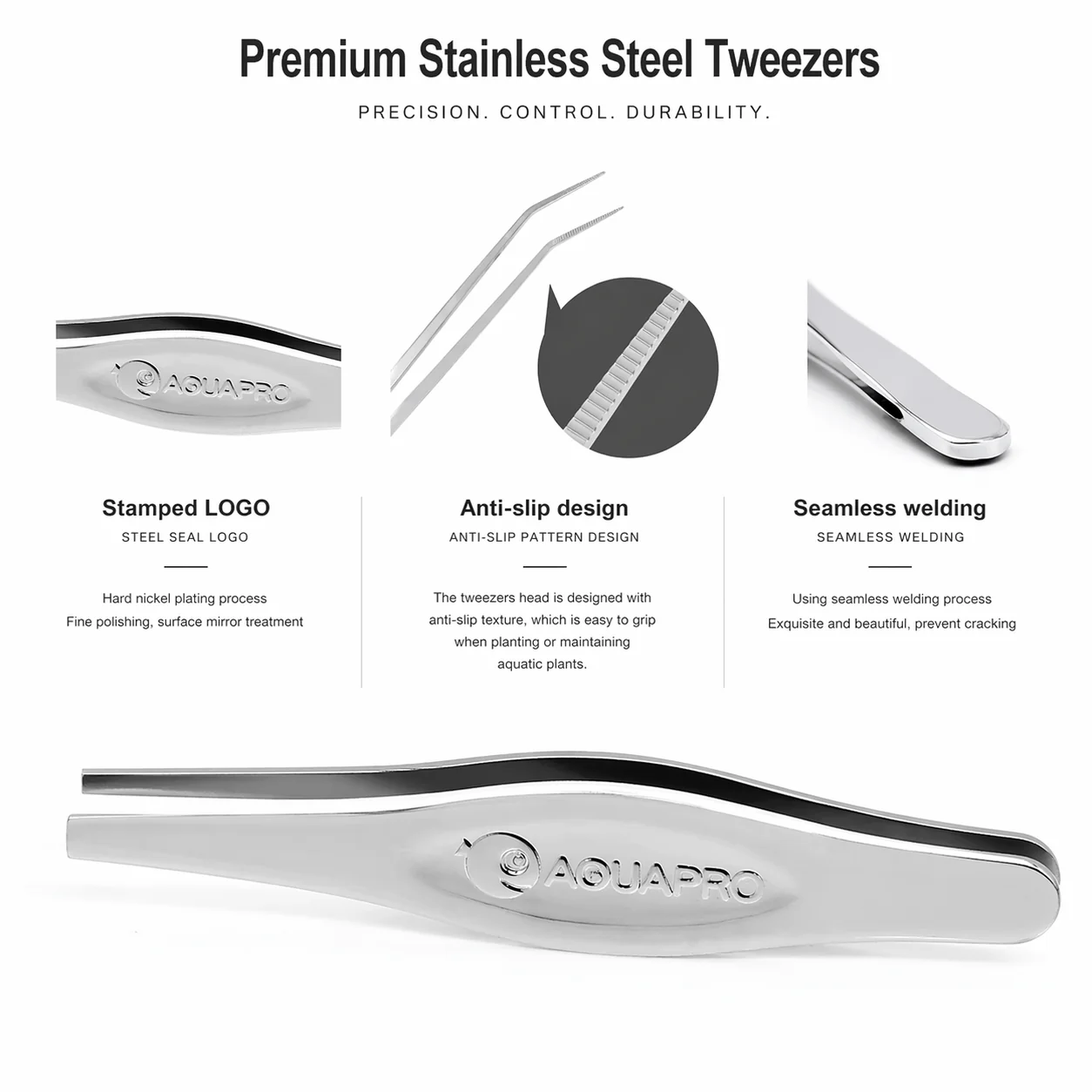 AQUAPRO Tweezer Pro 33cm (Straight/Curved) - Image 2