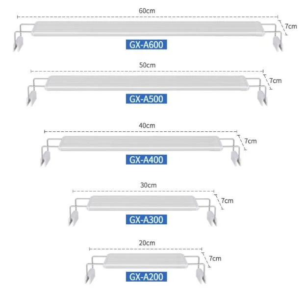 ROXIN Led Aquarium Lamp Colourful led (GX 20cm -65cm) - Image 5