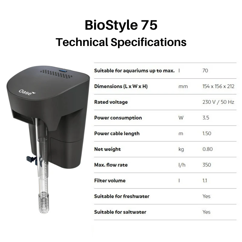 Oase BioStyle Hang On Back Filter (75/115/180) - Image 12