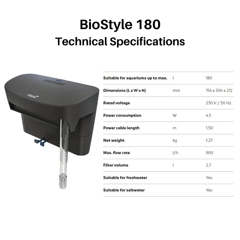 Oase BioStyle Hang On Back Filter (75/115/180) - Image 13