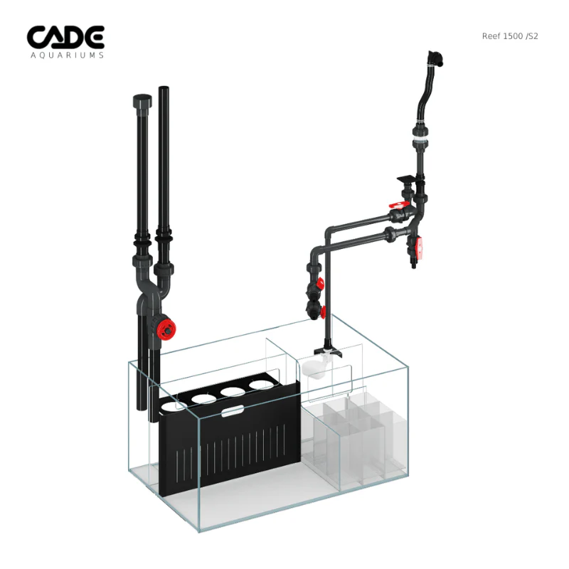 CADE Reef S2 Classic 1500 (Black/White) (150x70x60cm) - Image 12