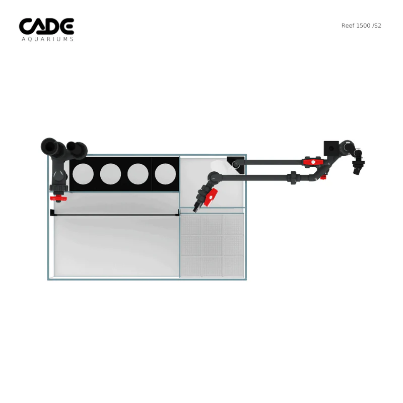 CADE Reef S2 Classic 1500 (Black/White) (150x70x60cm) - Image 13