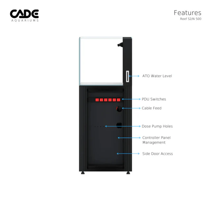 CADE Reef S2 Classic 500 (Black/White) (50x56x50cm) - Image 8