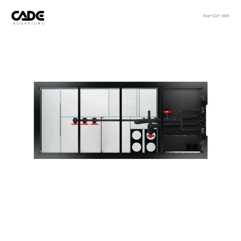 CADE Reef S2 Peninsula 1800 (Black/White) (180x80x60cm) - Image 19