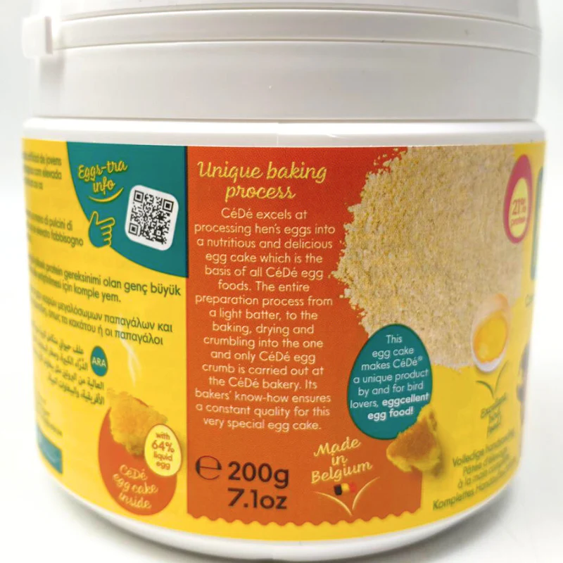 CEDE Handing rearing food (Energy+) 200g - Image 4