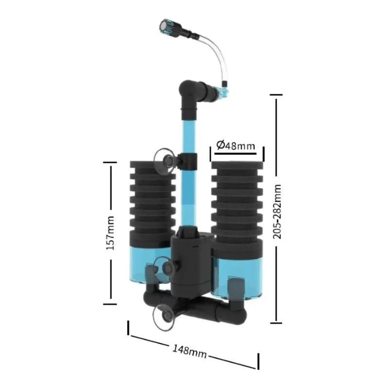 QANVEE Bio Sponge Filter w/ Pump (DD100A /DD200A) - Image 7