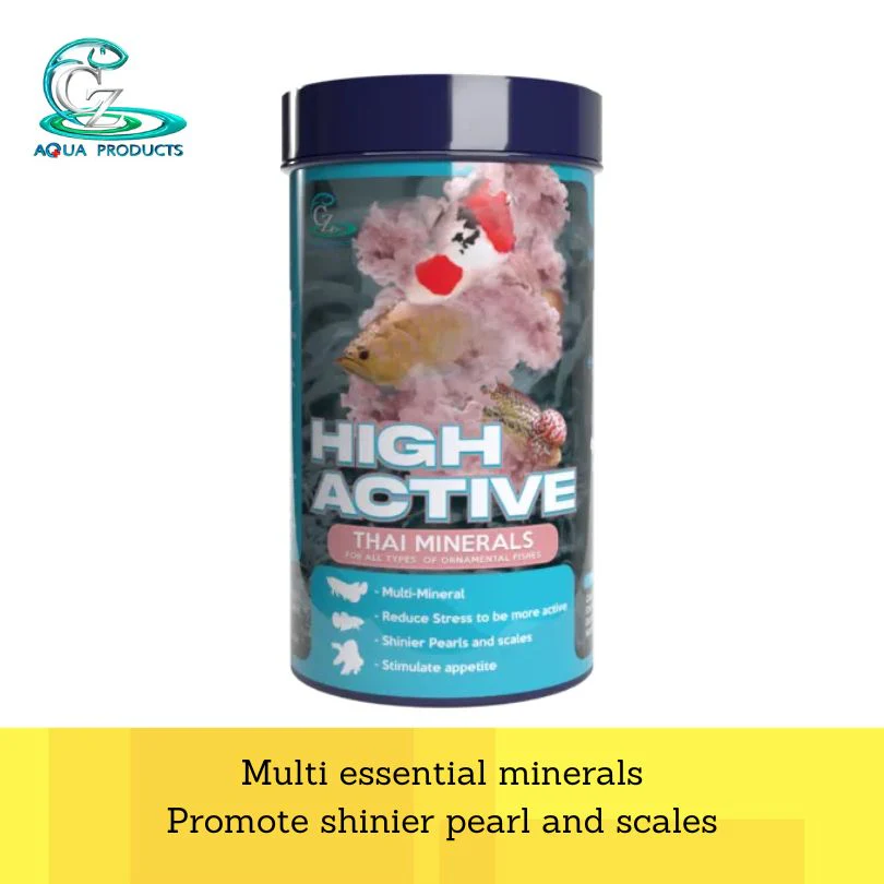 CZ Aqua High active - 100/200g (Thai minerals for flowerhorn, arowana, koi, goldfish) - Image 3