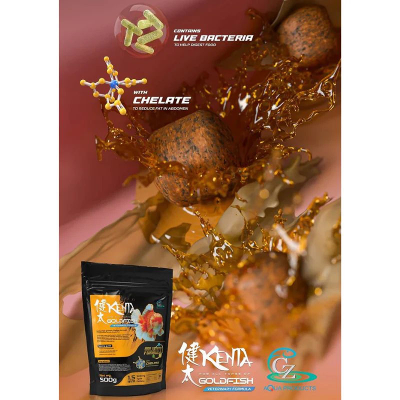 CZ Aqua Kenta Goldfish Chelate 500g (promote long term fish health) - Image 3
