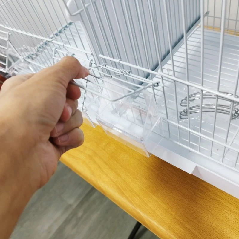 DAYANG 503 Bird Cage (59x27x39cm) - w/ Divider Panel - White Only - Image 4
