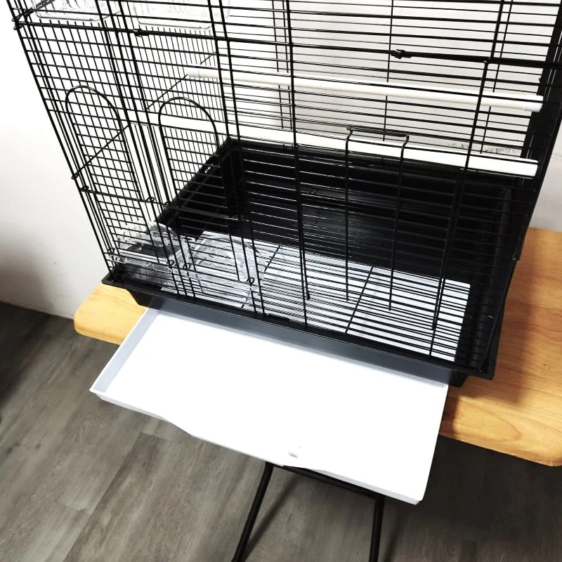 DAYANG 808A Bird Cage (52x41.5x110cm) Double Roof Sections - Black Only - Image 5