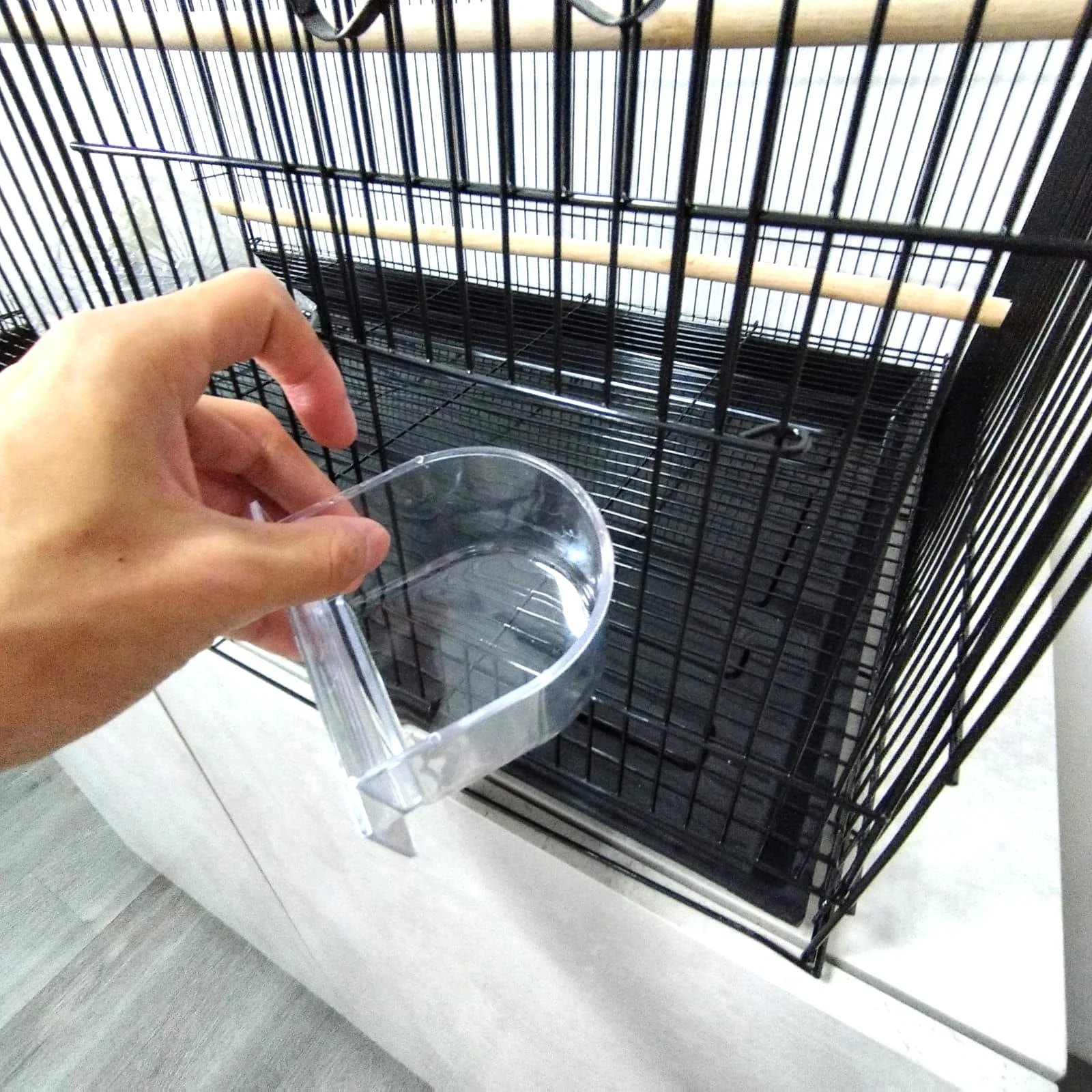 DAYANG D610 Bird Cage (76x46x45.5cm) - Black Only - Image 7