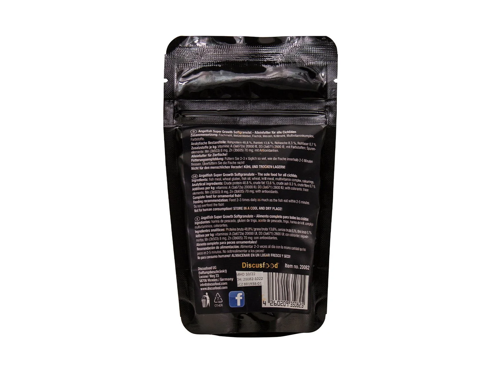 DiscusFood Angelfish Super Growth - Growth Booster (80/230g) - Image 4