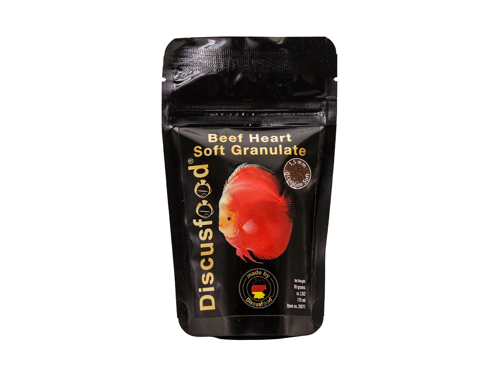 DiscusFood BH (Beef Heart) Soft Granulate (High Growth Diet) (80/230g) - Image 4