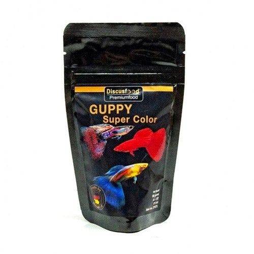 DiscusFood Guppy Super Color - Premium Guppy Food (80g)