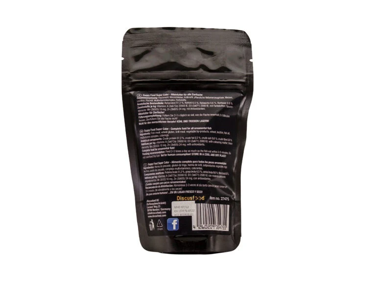 DiscusFood Guppy Super Color - Premium Guppy Food (80g) - Image 3