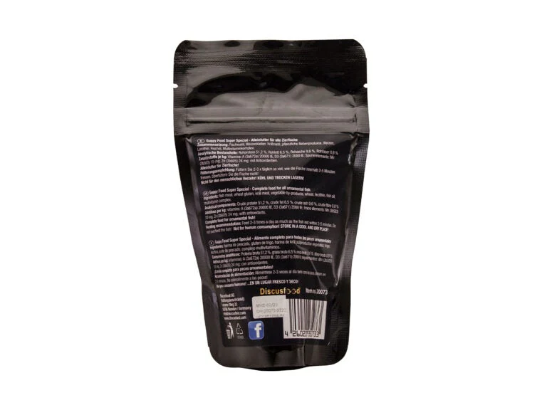 DiscusFood Guppy Super Special - Premium Colour Boosting (80g) - Image 3