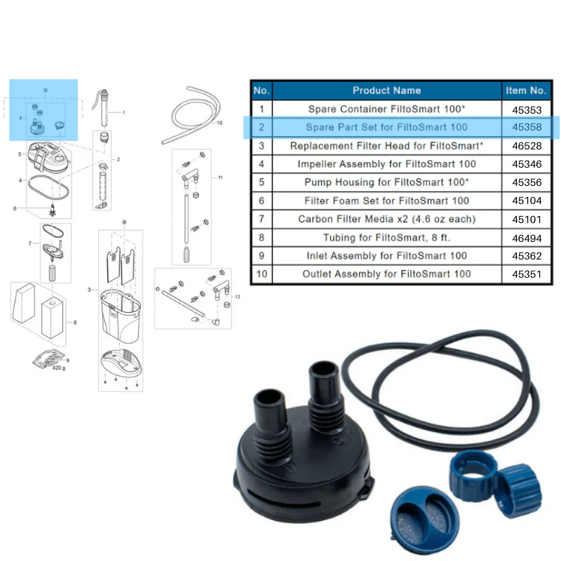 OASE FiltoSmart 60/100/200/300 Spare Parts - Image 12