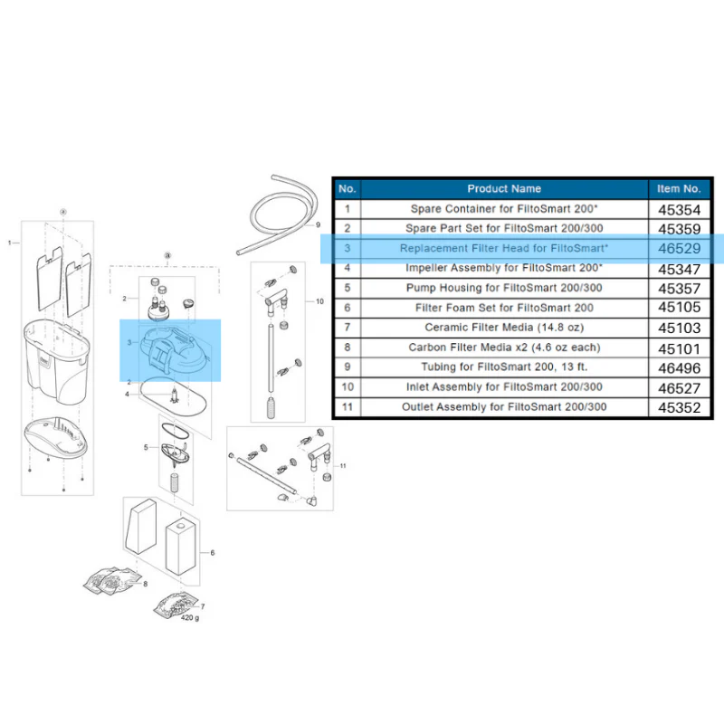 OASE FiltoSmart 60/100/200/300 Spare Parts - Image 19