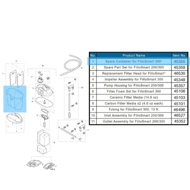 OASE FiltoSmart 60/100/200/300 Spare Parts - Image 23