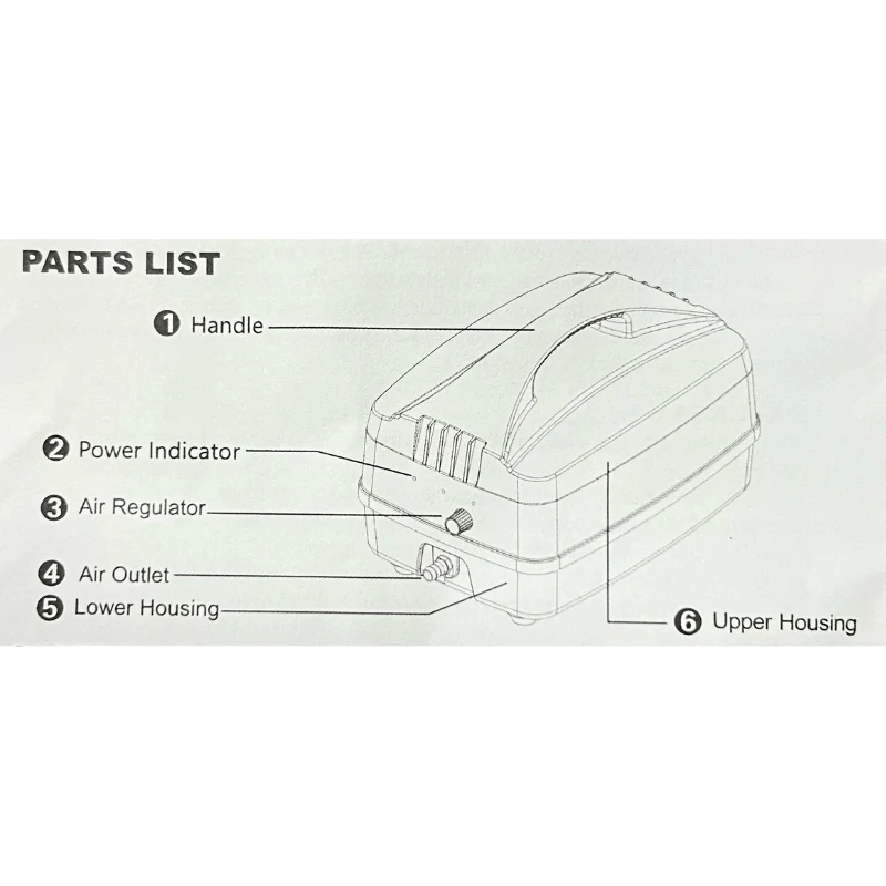 Hailea CP Series AC/DC Air pump (AC/DC Dual Use Air Pump) - Image 7