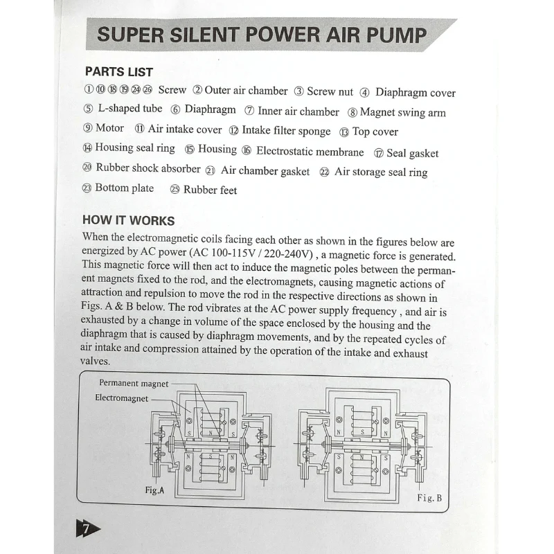 HAILEA Air Pump - VP Series (10-30L/min) - Image 7