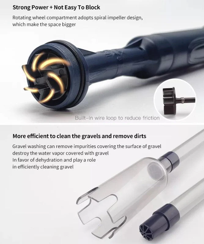 iLonda Aquarium Electric Gravel Cleaner (Battery Operated) - Image 3