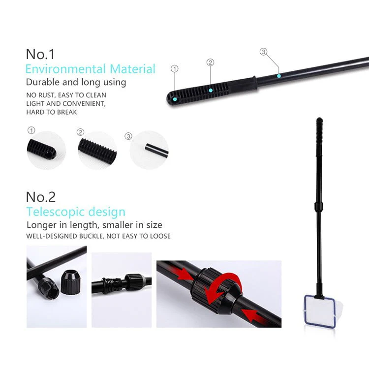 iLONDA Mini Tools Aquarium Cleaning Set (4-in-1) - Image 4