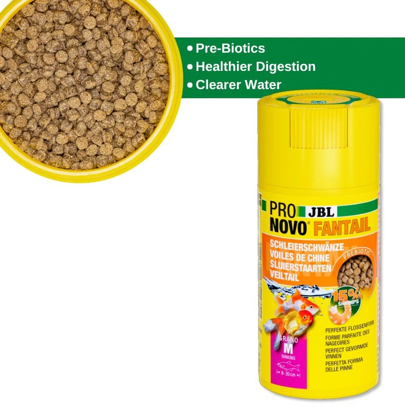JBL ProNovo FanTail Grano S / M (Colour Enhancing Sinking Pellet For Goldfish) - Image 3