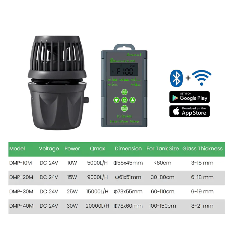 JEBAO DMP Wavemaker - (10M,20M,30M,40M) Wi-Fi/Bluetooth app control - Image 2