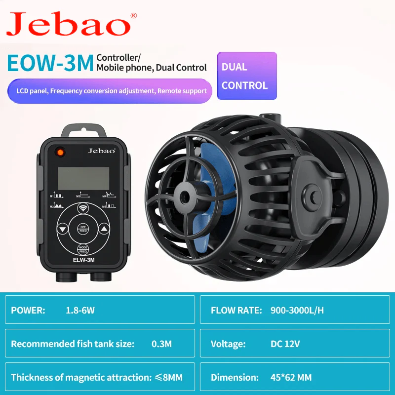 JEBAO EOW Wavemaker - (3M,5M,9M,16M,22M) Controller/Wi-Fi Mobile phone, Dual Control - Image 4