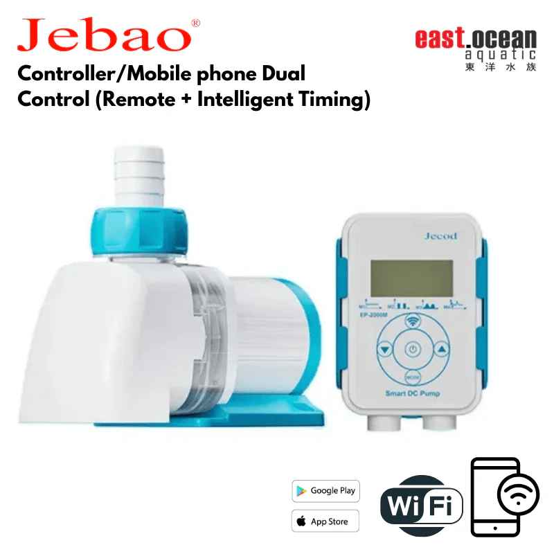 JEBAO EP Water Pump - Controller/Mobile phone Dual Control (Remote + Intelligent Timing) - (EP3500M/EP5000M/EP6500M/EP8500M/EP10000M)