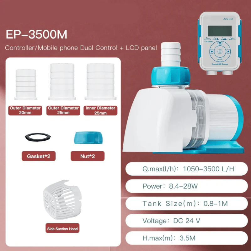 JEBAO EP Water Pump - Controller/Mobile phone Dual Control (Remote + Intelligent Timing) - (EP3500M/EP5000M/EP6500M/EP8500M/EP10000M) - Image 4