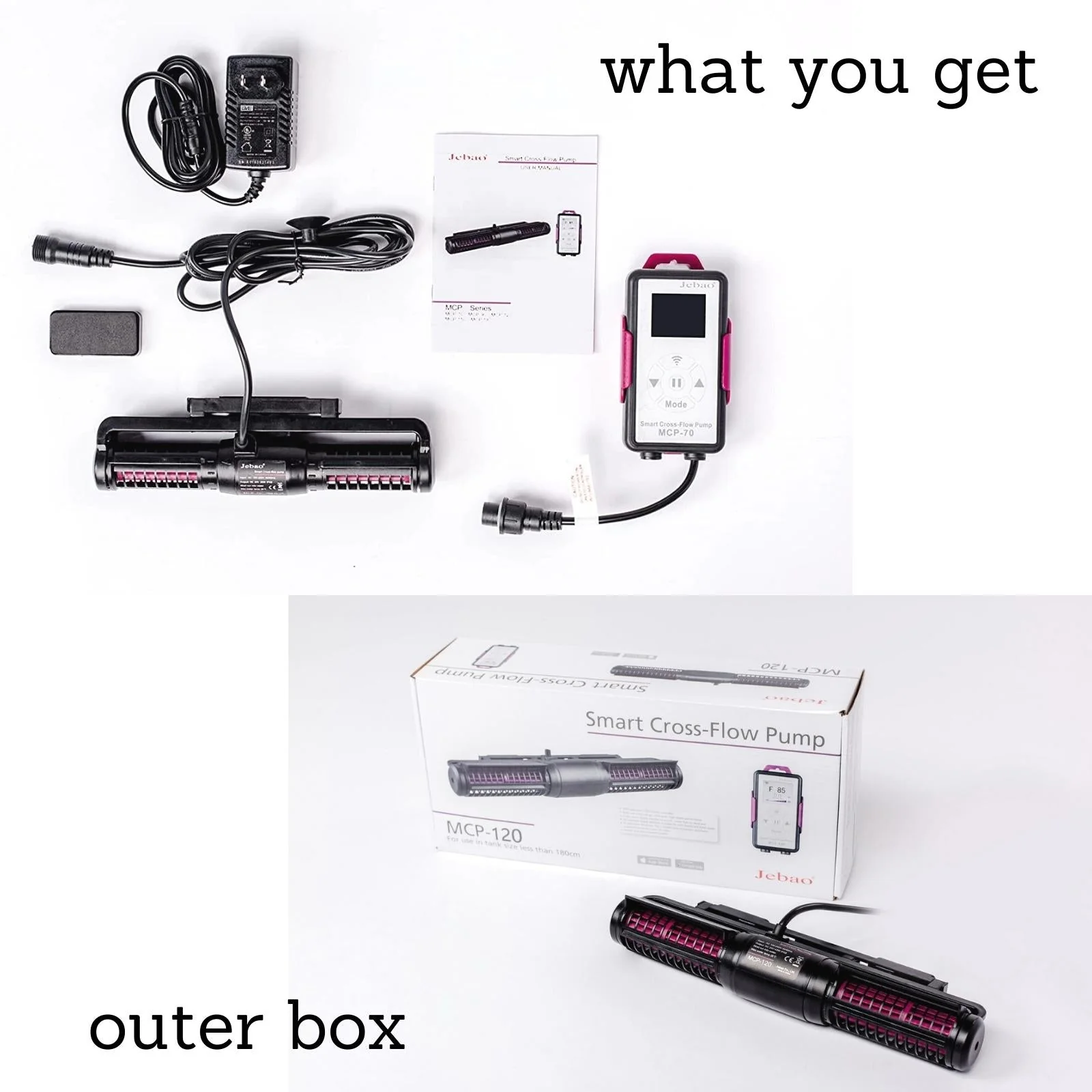 Jebao Crossflow Wavemaker (WIFI) MCP-90 MCP-120 MCP150 MCP 180 - Image 2