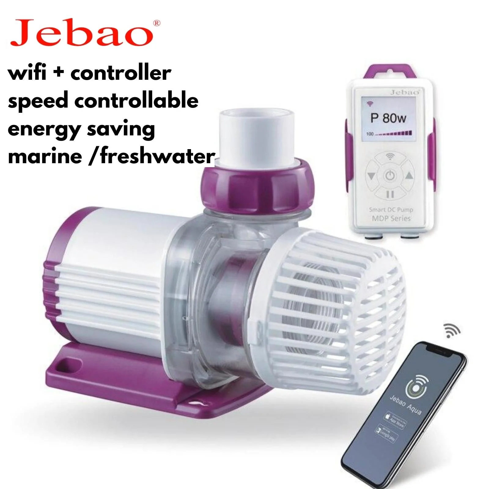 JEBAO Wifi DC pump (MDP13000,MDP15000,MDP20000)