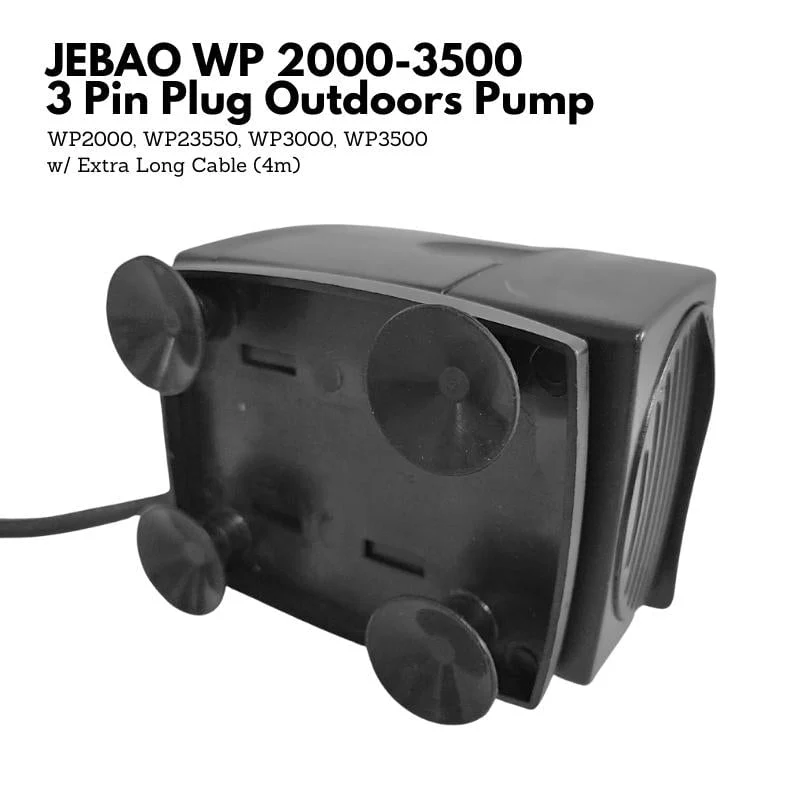 JEBAO Outdoors Water Pump (4m Weather Proof Cable) - 2000-5000(L/Hr) - Image 3