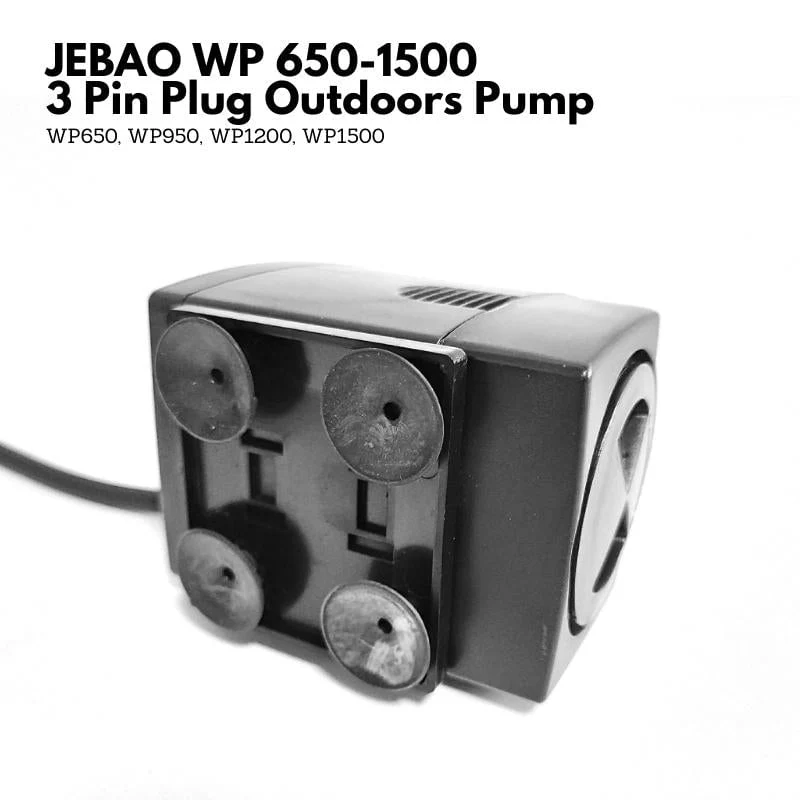 JEBAO 3 Pin Plug Outdoors Pump (2m Weather Proof Cable) - 650-1,500(L/Hr) - Image 5
