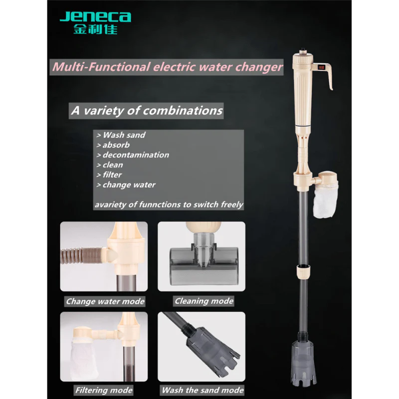 JENECA AS-615A Battery Gravel Cleaner (Sand cleaner for Fish Tank) - Image 3